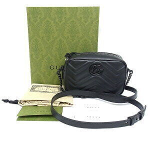 Gucci Shoulder Bag GG Marmont Black Bag